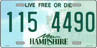 NH license plate 1154490