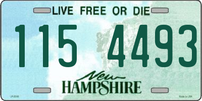 NH license plate 1154493