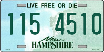 NH license plate 1154510