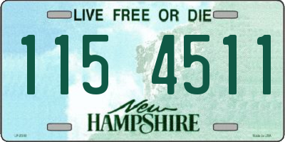 NH license plate 1154511