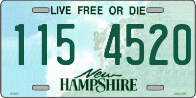 NH license plate 1154520