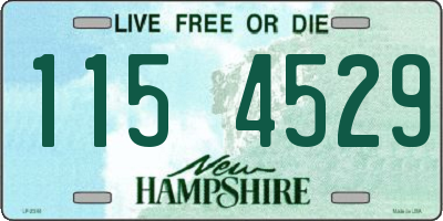 NH license plate 1154529
