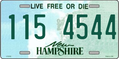 NH license plate 1154544