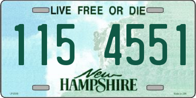NH license plate 1154551