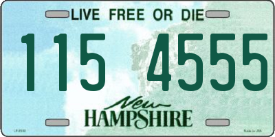 NH license plate 1154555