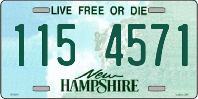 NH license plate 1154571