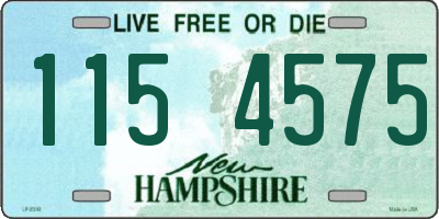 NH license plate 1154575