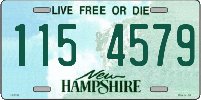 NH license plate 1154579