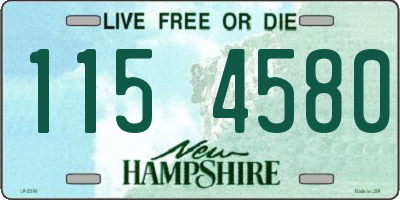 NH license plate 1154580