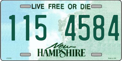 NH license plate 1154584