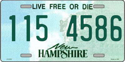 NH license plate 1154586