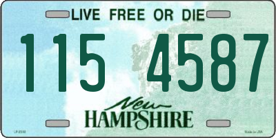 NH license plate 1154587