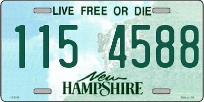 NH license plate 1154588