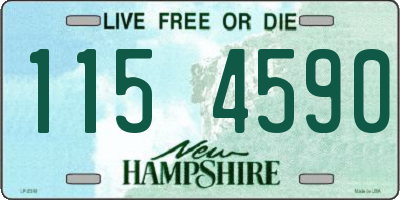 NH license plate 1154590