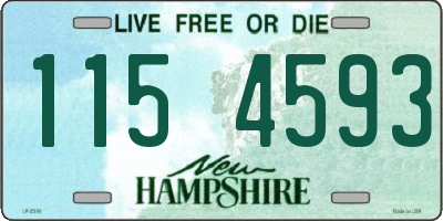 NH license plate 1154593
