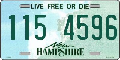NH license plate 1154596