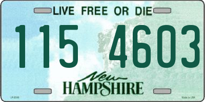 NH license plate 1154603