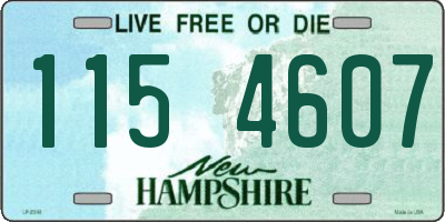 NH license plate 1154607