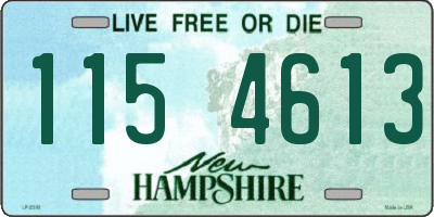 NH license plate 1154613