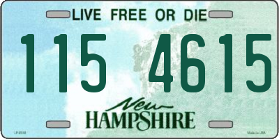 NH license plate 1154615