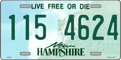 NH license plate 1154624