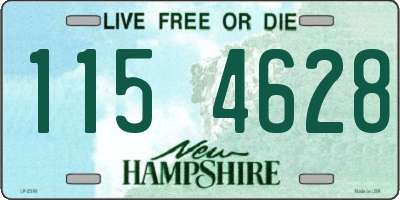 NH license plate 1154628