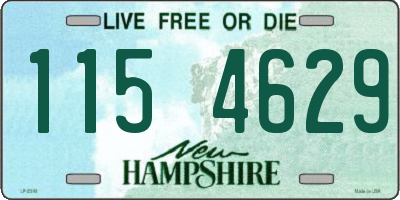 NH license plate 1154629