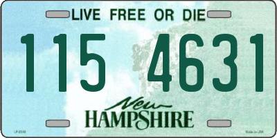 NH license plate 1154631