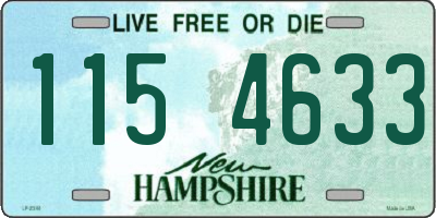 NH license plate 1154633