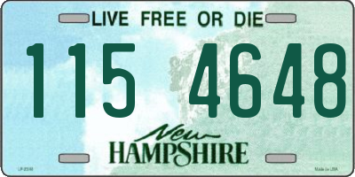 NH license plate 1154648