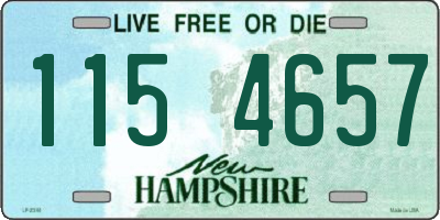 NH license plate 1154657