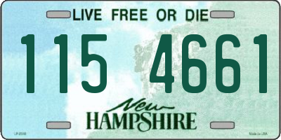 NH license plate 1154661