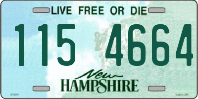 NH license plate 1154664