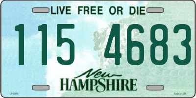 NH license plate 1154683