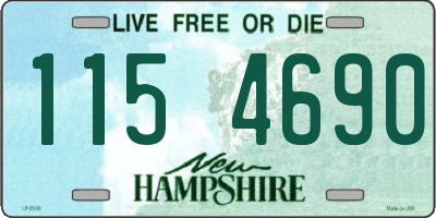 NH license plate 1154690