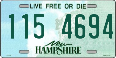 NH license plate 1154694