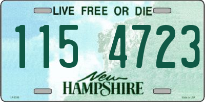 NH license plate 1154723