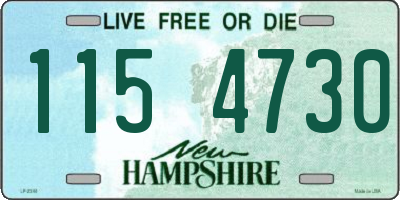 NH license plate 1154730