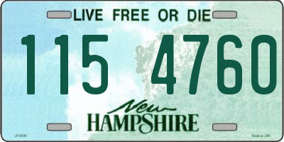 NH license plate 1154760