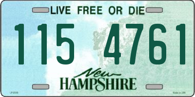 NH license plate 1154761
