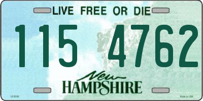 NH license plate 1154762