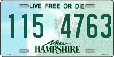NH license plate 1154763