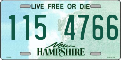 NH license plate 1154766