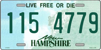 NH license plate 1154779