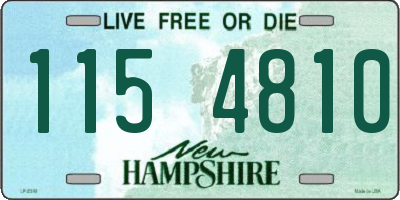 NH license plate 1154810