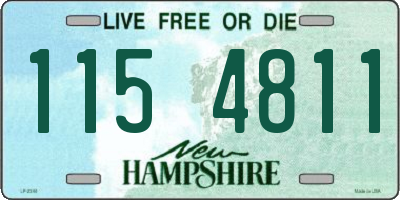 NH license plate 1154811