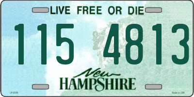 NH license plate 1154813