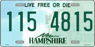 NH license plate 1154815