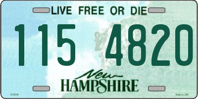 NH license plate 1154820