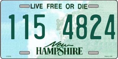 NH license plate 1154824